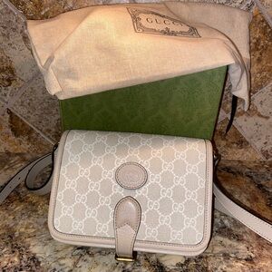 Gucci Cream Crossbody Bag